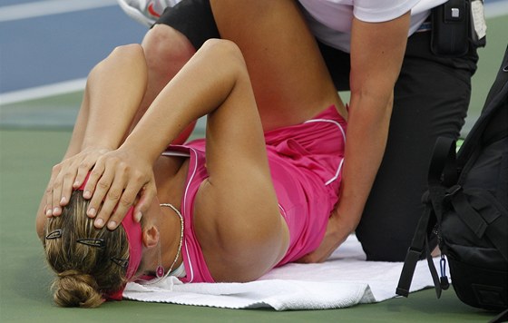Jedna z hráek, která musela na US Open vzdát utkání, je Belgianka Yanina Wickmayerová.