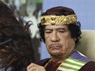 Muammar Kaddáfí na archivním snímku