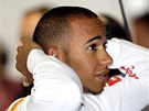 DAILO SE. Lewis Hamilton zvládl první dva tréninky na Velkou cenu Itálie