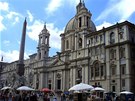 kostel Sant' Agnese in Agone na Piazza Navona