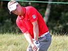 JEDNIKA. Lídr svtového poadí Luke Donald hraje na Deutsche Bank Championship