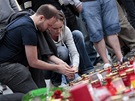 Pieta na Staromstském námstí v Praze za hokejisty, kteí zemeli pi letecké