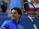 Rafael Nadal se me radovat z postupu do tetího kola US Open.