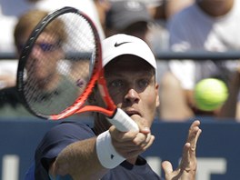 esk tenista Tom Berdych zahrv mek v utkn druhho kola US Open.