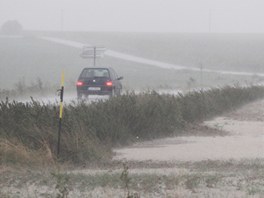 Boue a prtr mraen ve Svaenov u Velkého Meziíí na Vysoin 5. záí 2011.