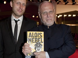 MFF Bentky 2011 - reisr filmu Alois Nebel Tom Luk (vlevo) s editelem...