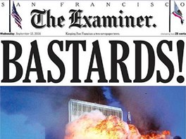 Americký list The Examiner se v titulku pustil do terorist a pod snímek dopsal...