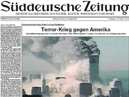 Nmecký list Süddeutsche Zeitung doprovodil fotografii kolabující ve