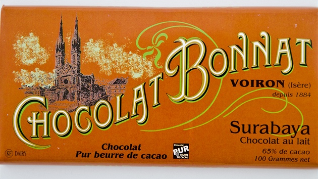 Čokoláda Bonnat mléčná