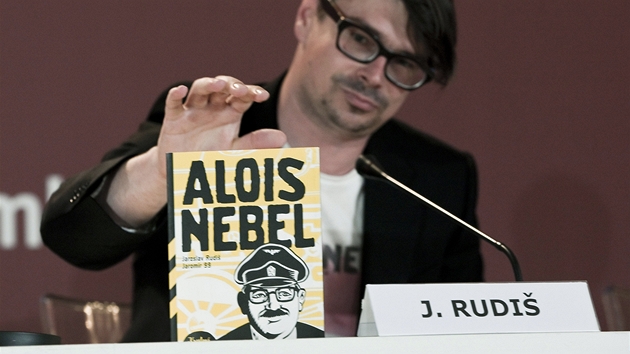 MFF Benátky 2011 - Jaroslav Rudi na tiskové konferenci k filmu Alois Nebel