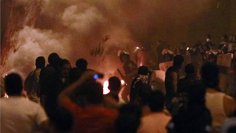 Nepokoje v Káhie z 10. záí letoního roku (ilustraní snímek)
