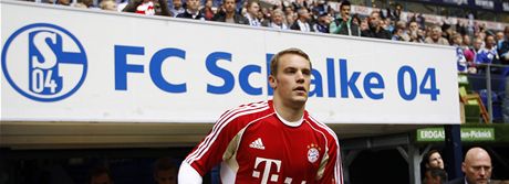 NÁVRAT. Branká Manuel Neuer se v dresu Bayernu vrátil na stadion Schalke, kde