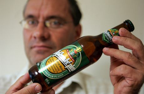 Starosta Vykova Jií Pios a pivo z vykovského pivovaru