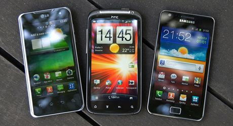 Dvojádrové smartphony - HTC Sensation, LG Optimus 2X a Samsung Galaxy S II