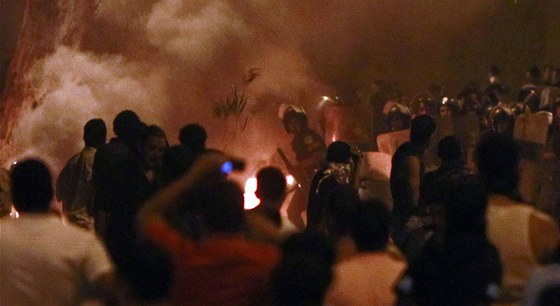 Nepokoje v Káhie z 10. záí letoního roku (ilustraní snímek)
