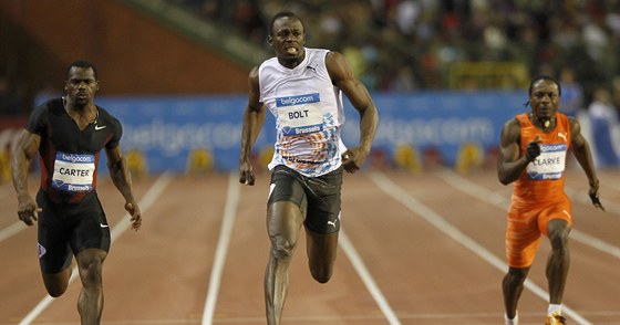 Usain Bolt ovldl stovku v poslednm mtinku Diamantov ligy v Bruselu