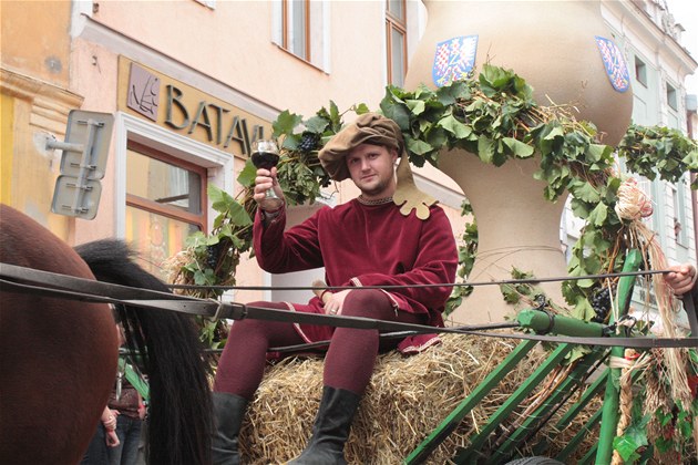 Historický pr�vod na znojemském vinobraní