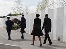 Barack Obama se svojí enou uctili v Shanksville památku obti letu 93 (11.