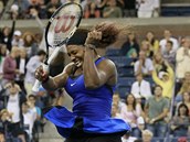 KEPEN. Americk tenistka Serena Williamsov se raduje z postupu do finle US