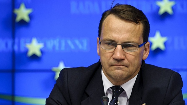 Polský ministr zahrani�í Radoslaw Sikorski