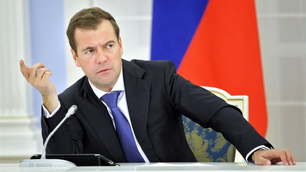 Ruský prezident Dmitrij Medved�v