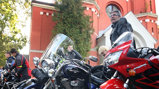 Křesťanský sraz motorkářů Motosnění se odehrál v Liberci u Červeného kostela. 