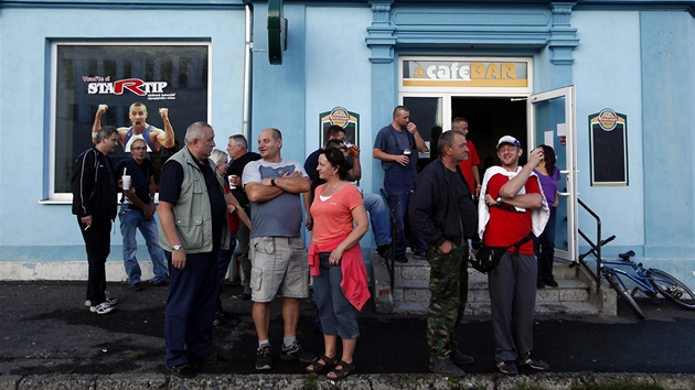 Protiromská demonstrace ve Varnsdorfu (10. záí 2011)