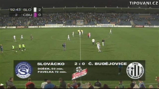 7. kolo fotbalové ligy: Slovácko - eské Budjovice 2:0