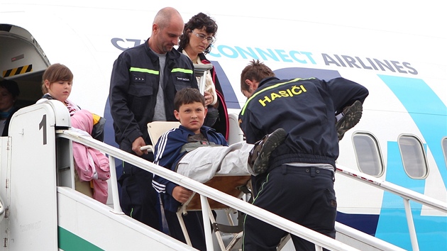 Letadlo charterového letu CK Nikolas Tours pistálo 17. záí na letiti v