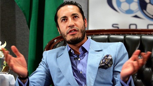 Syn svrženého libyjského vůdce Muammara Kaddáfího Saadí