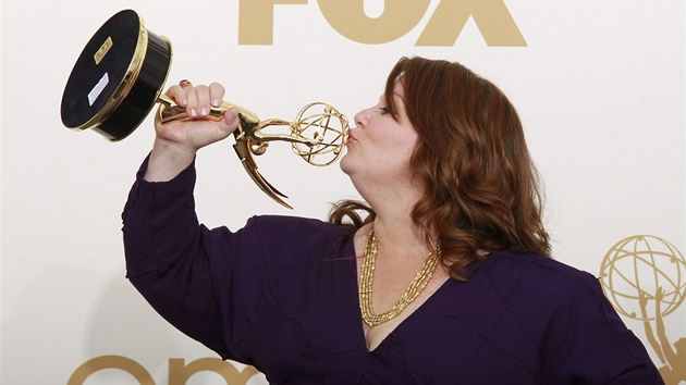 Emmy 2011 - nejlepí komediální hereka Melissa McCarthyová ze seriálu Mike &