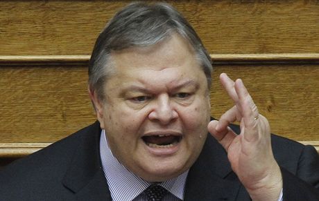 ecký ministr financí Evangelos Venizelos.