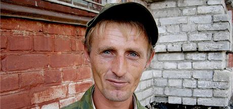 Ruský voják Andrej Popov