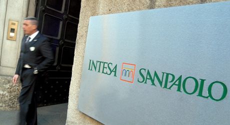Italská banka Intesa Sanpaolo.
