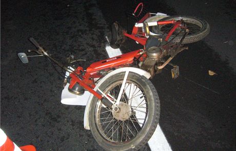 U Liptálu zemela ena na motocyklu. (20. záí 2011)