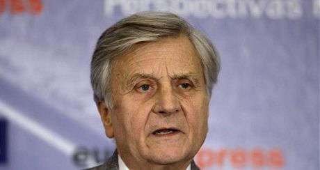 Prezident Evropské centrální banky Jean-Claude Trichet. 