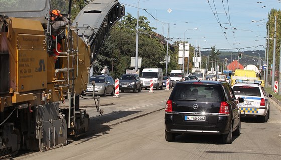 Na brněnských silnicích skončí během několik dní dvě uzavírky. (Ilustrační snímek)