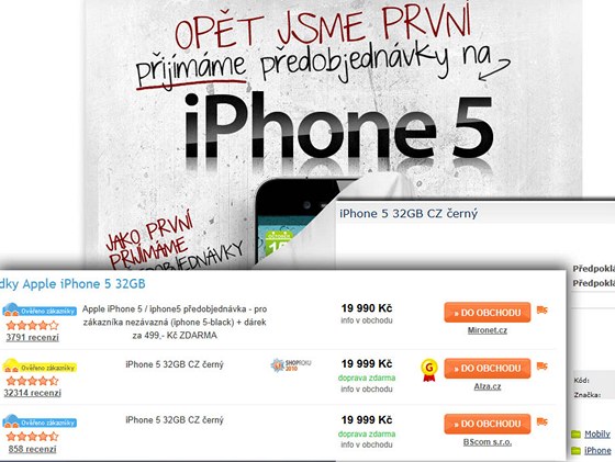 Obchodníci berou pedobjednávky na zatím neexistující iPhone 5.