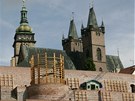 Rekonstruované Jiní terasy v Hradci Králové