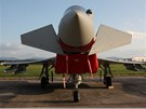 Stíhaka Eurofighter Typhoon má velmi dobré manévrovací schopnosti díky pedním...