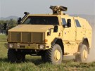 Obrnné vozidlo Dingo 2 veze skupinu eských noviná na desátých Dnech NATO na