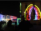 V Olomouci se a do soboty koná Festival svtla a videomappingu.