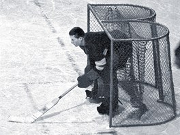 Hokejov brank Ba Modr byl dritelem dvou olympijskch medail a