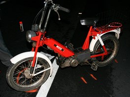 U Liptlu zemela ena na motocyklu. (20. z 2011)