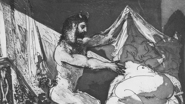 Pablo Picasso - Faun odhalující �enu