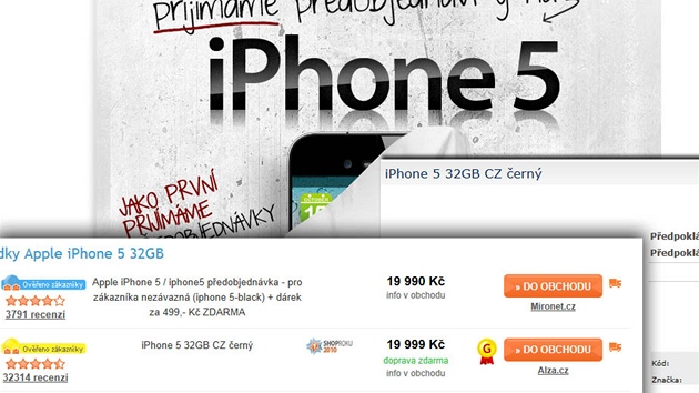 Obchodníci berou pedobjednávky na zatím neexistující iPhone 5