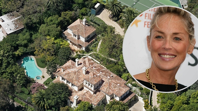 Sídlo Sharon Stoneové v Beverly Hills