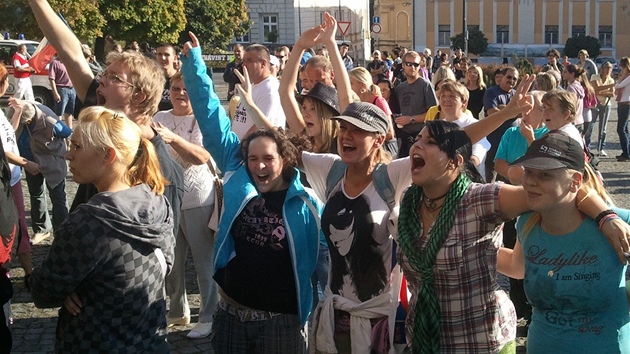 Demonstrace ve Varnsdorfu (24.9. 2011)