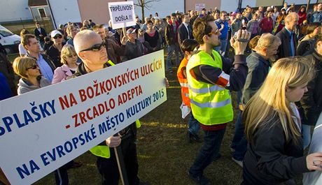 Demonstrace za lep Bokov.