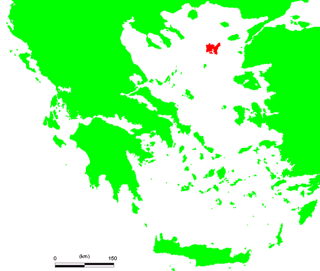 Ostrov Limnos (červeně)